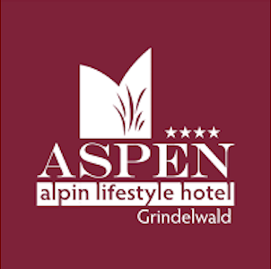 Das Logo des Aspen Alpin Lifestyle Hotels in Gindelwald